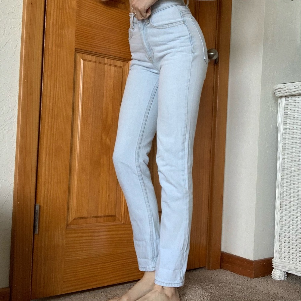 American Apparel Lightwash Skinny Jeans